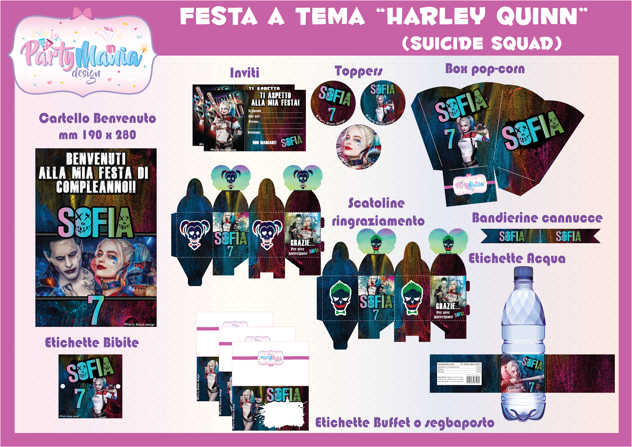 Festa stampabile a tema 